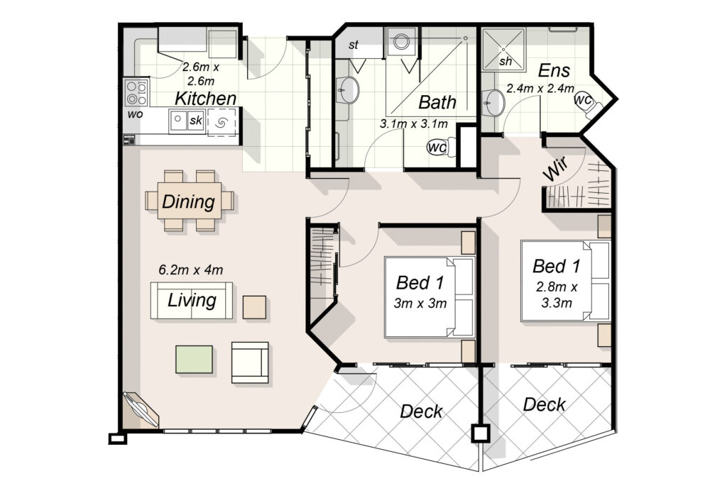 fairview village 2 bed apart for sale albany auckland 6