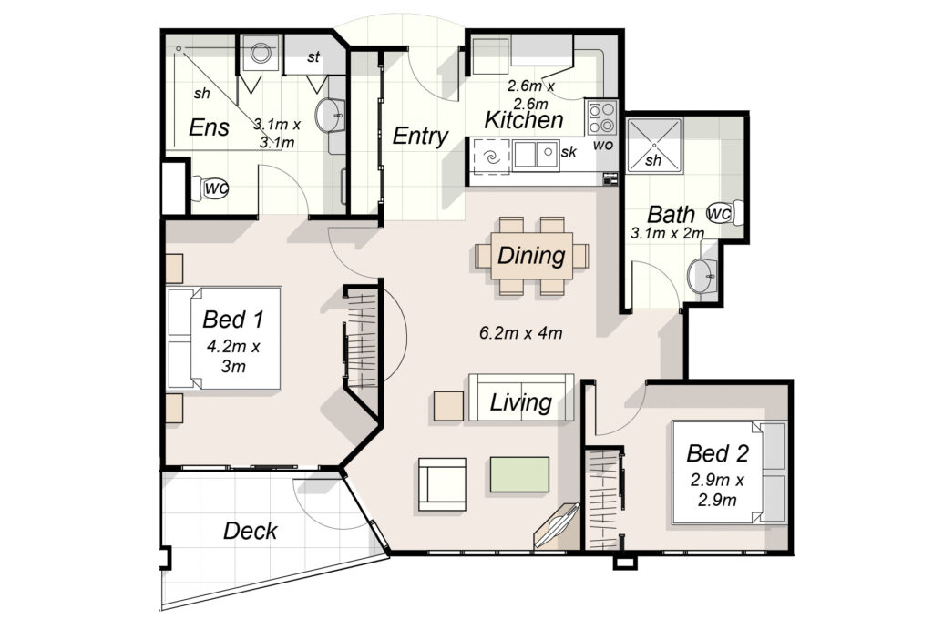 fairview village 2 bed apart for sale albany auckland 7